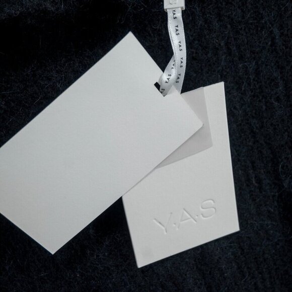 YAS  YASMOLINA KNITTED PULLOVER Black | Large | NWT - Picture 3 of 9